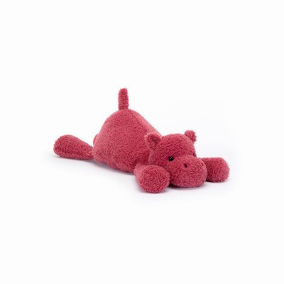 Jellycat Splootie Hippo USA | 53982WTLN